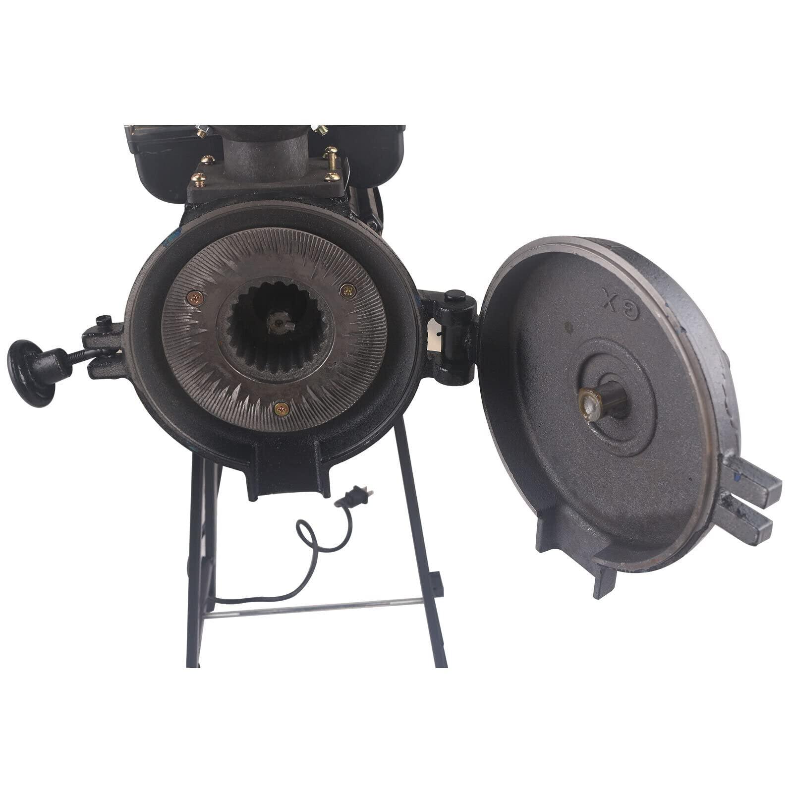 Cutycaty Cutycaty 3000W Commercial Heavy Duty Electric Grain Mill Grinder, Electric Feed Mill Dry Grinder, Commercial Feed Machine Milling Machine Corn Mill with Funnel for Vegetable Markets