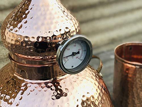 COPPERHOLIC 5 Gallon Pure Copper Alembic Still for whiskey, moonshine essential oils by Copperholic
