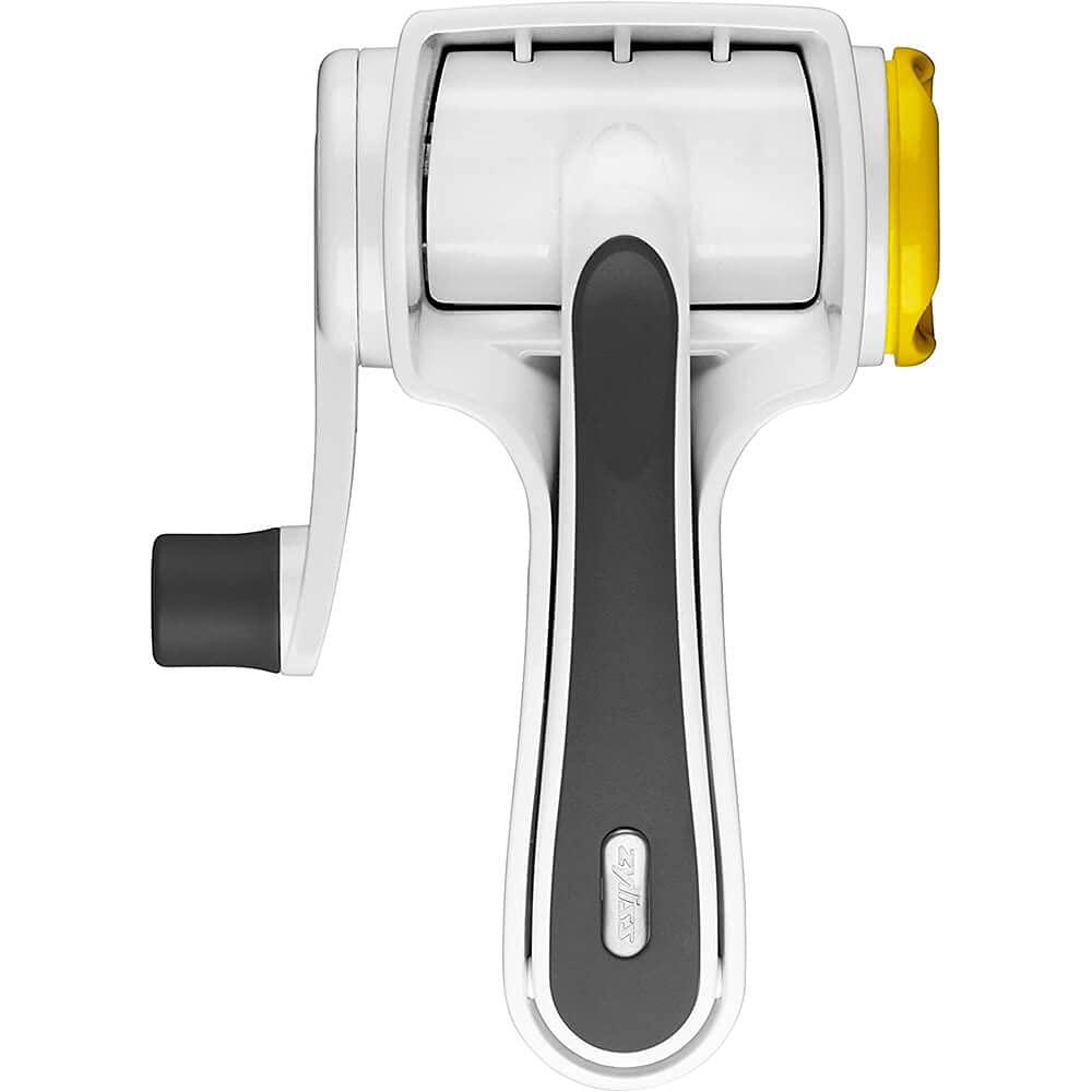 Zyliss Zyliss Restaurant Cheese Grater - Gifts for Cooks - Culinary Chef Gift - Handheld Rotary Cheese Grater - Cheese, Vegetable, Nut Grater for Right- & Left-Handed Cooks - NSF Restaurant Certified - White