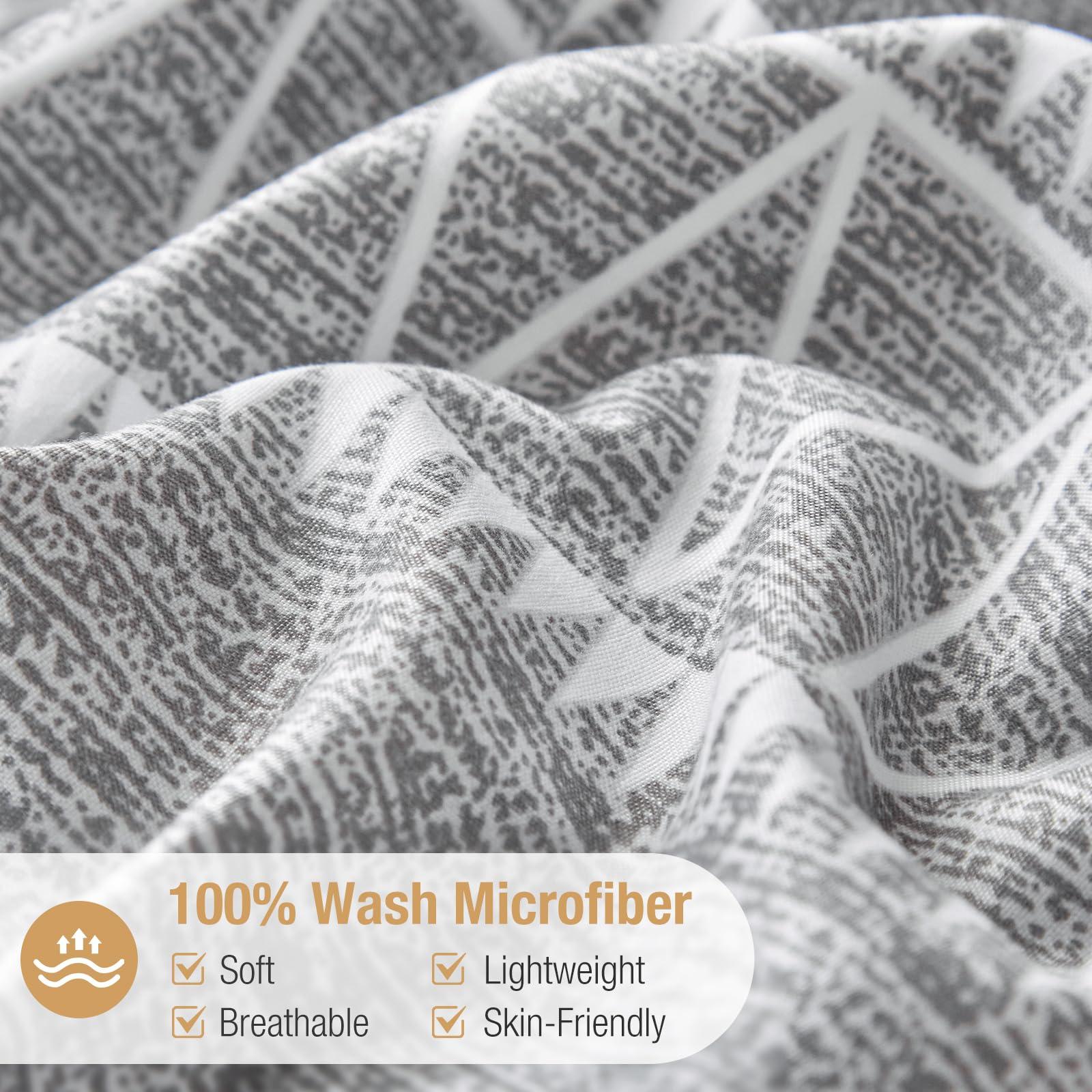 Lekesky Lekesky Duvet Cover California King, 3pc Ultra Soft Microfiber Breathable Bedding, Cal King Duvet Cover Set with Zipper Ties (1 Duvet Cover 104x98 +2 Pillow Cases)