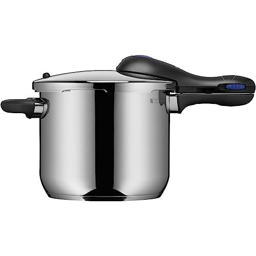 WMF WMF Perfect Plus Quick Cooker Diameter 22 cm Diameter of 6 Litres and a Half with Flame Protection Cromargan Stainless Steel for Induction