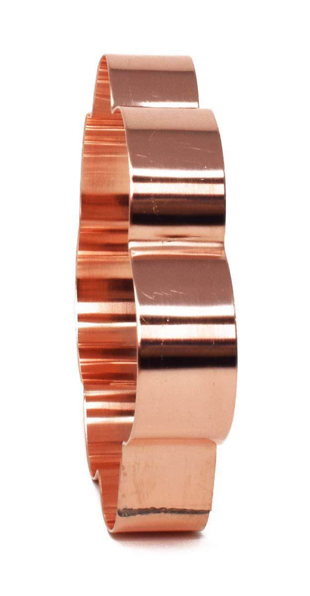 The Fussy Pup Large Cloud Cookie Cutter, Copper