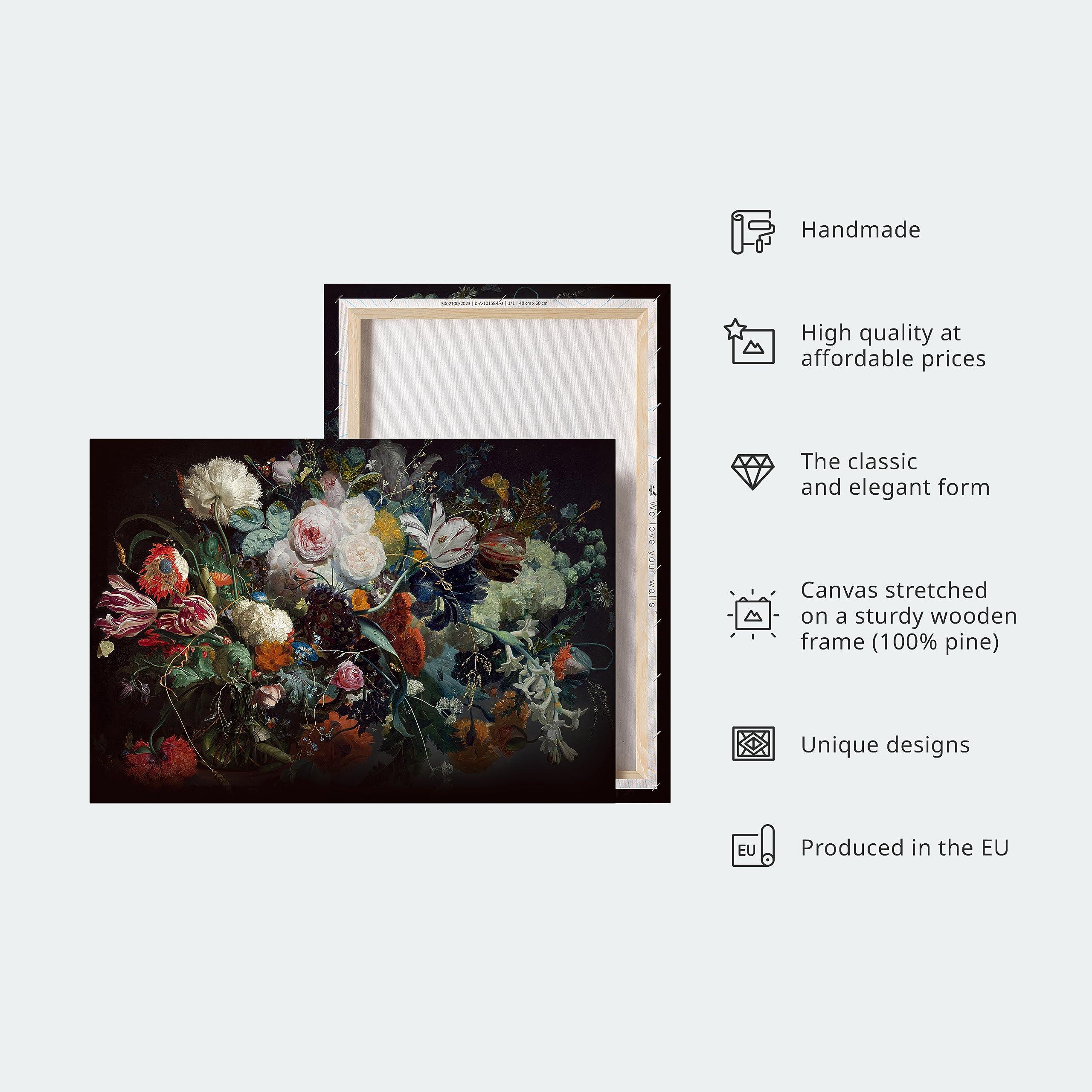 artgeist artgeist Canvas Wall Art Print Mandala 53x18 in - 1pcs Home Decor Framed Stretched Picture Photo Painting Artwork Image Orient Zen f-A-0594-b-b