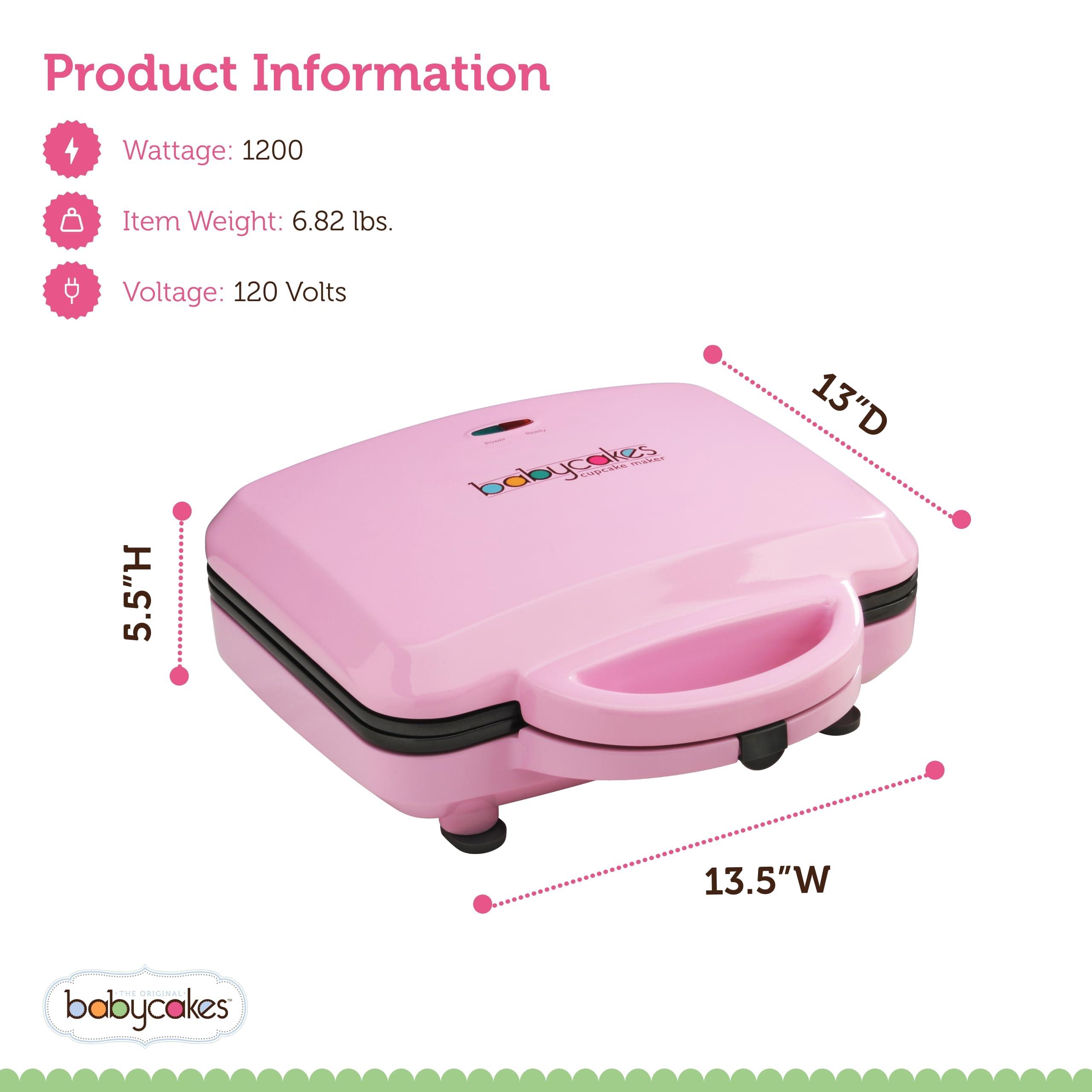Babycakes Babycakes Full Size Cupcake Maker, Pink