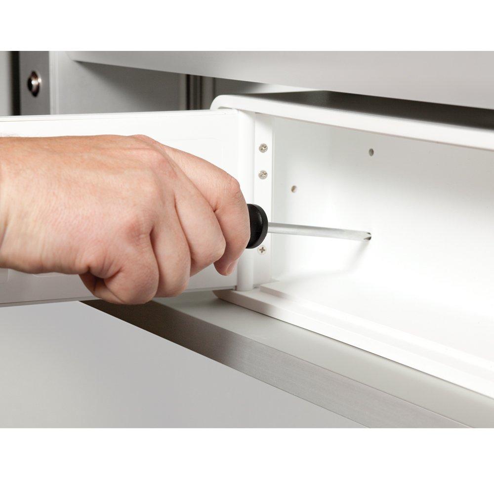 MEDICINE RX SAFE MEDICINE RX SAFE Medicine Safe-Standard Key, White 38 Inch