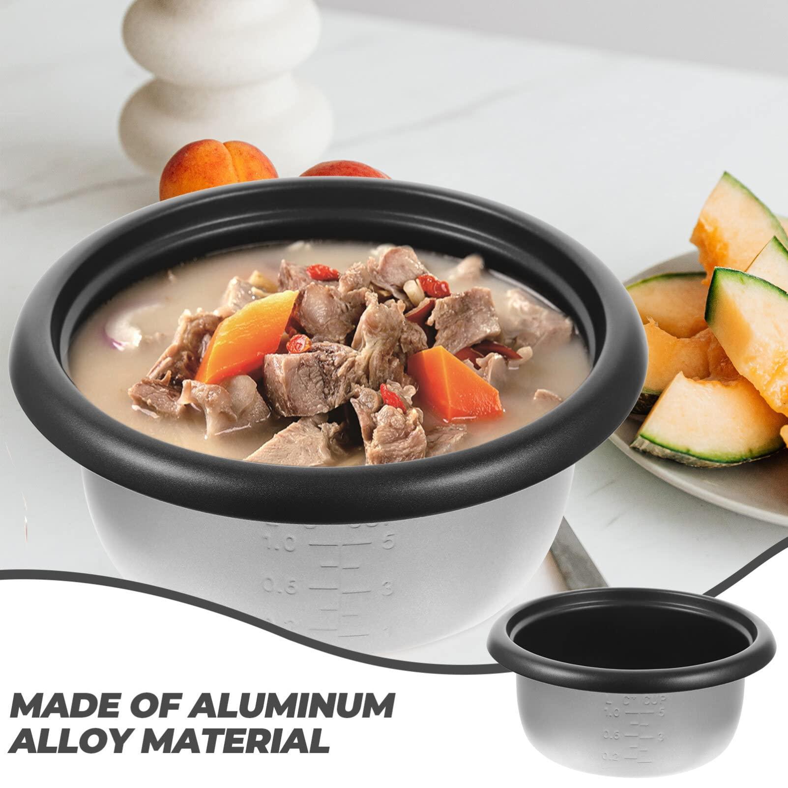 Kichvoe Rice Cooker Replacement Pot 9.3 * 3.9Inch Rice Cooker Inner Pot 2L Non- Stick Rice Cooker Liner Replacement Rice Cooker Insert Rice Maker Accessories Rice Cooker Pot Replacement