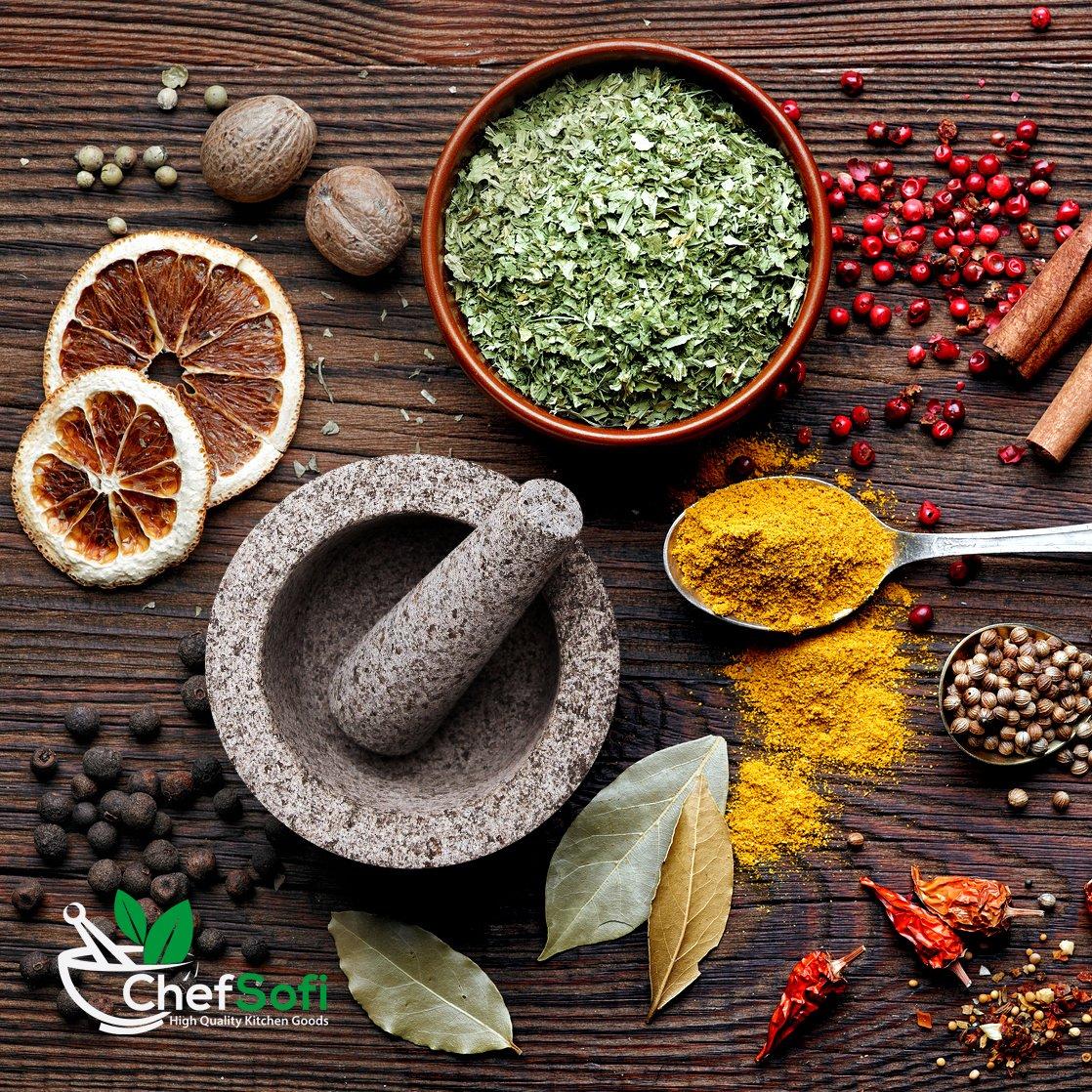 ChefSofi ChefSofi Pestle - Granite Replacement Pestle (Only Pestle [2 Cups Mortar is not Included]) (Gray Unpolished - 6.5\")