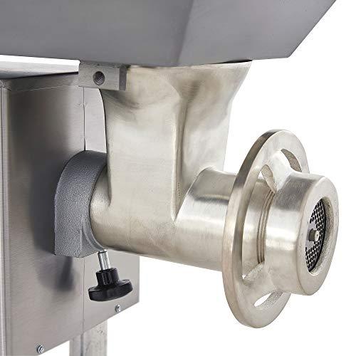 PRO-CUT PRO-CUT KG-22-W Meat Grinder, 1 hp Motor, Stainless Steel Construction, Washerless Grinding System, Large