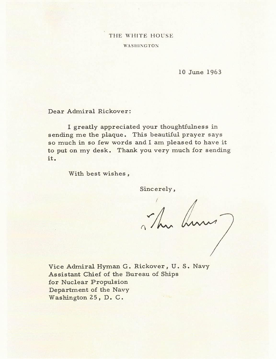 HISTORY COMPANY President John F. Kennedy Oval Office Desk Plaque - Museum-Quality Replica (Gift Box Collection)