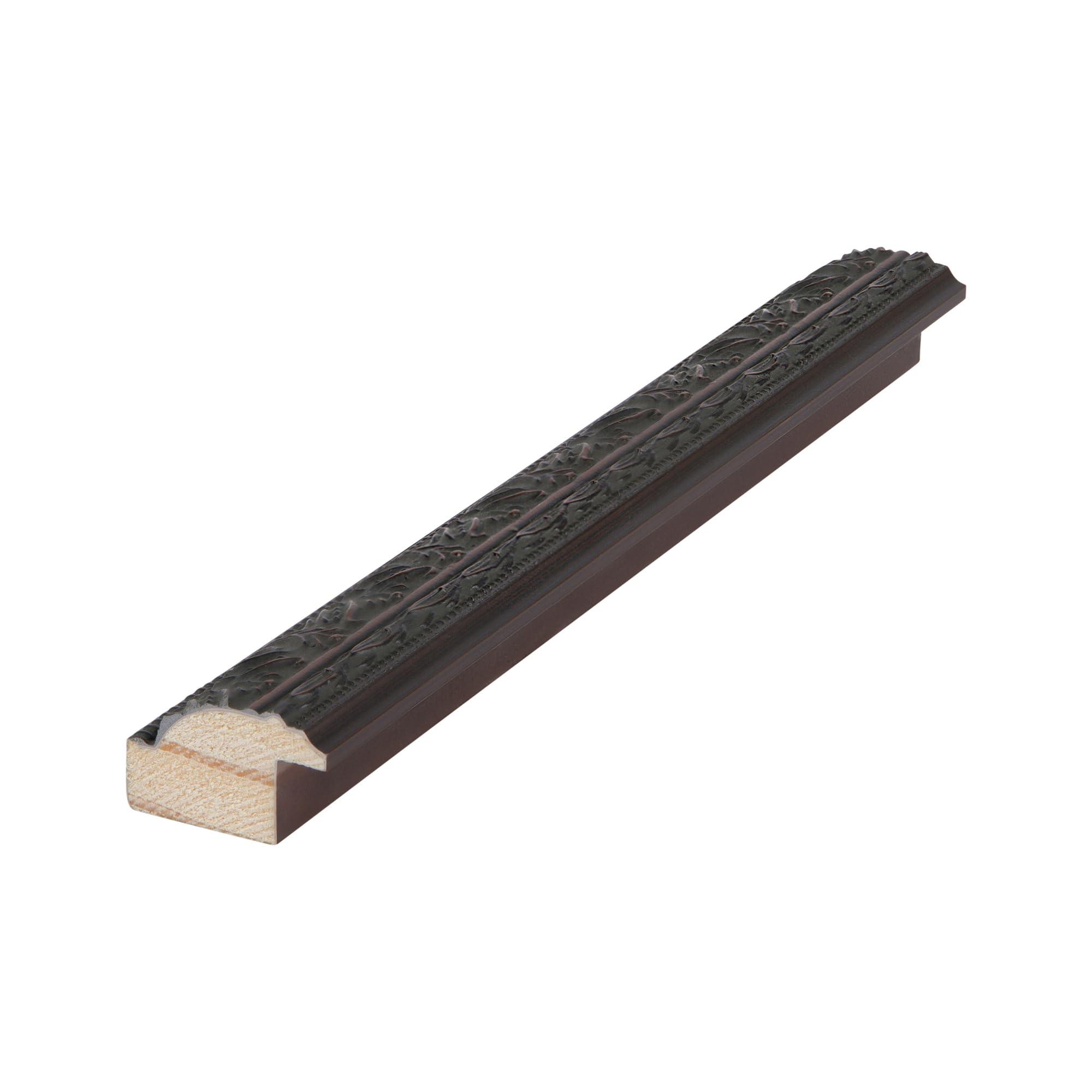 ArtToFrames ArtToFrames 30x45 CM / 11.81x17.72 INCH Brown Picture Frame, This 1.50 Inch Custom Wood Poster Frame is Plum Victorian Emboss - Comes with Regular Glass and Corrugated Backing (CMWOMOMA76267-30x45)