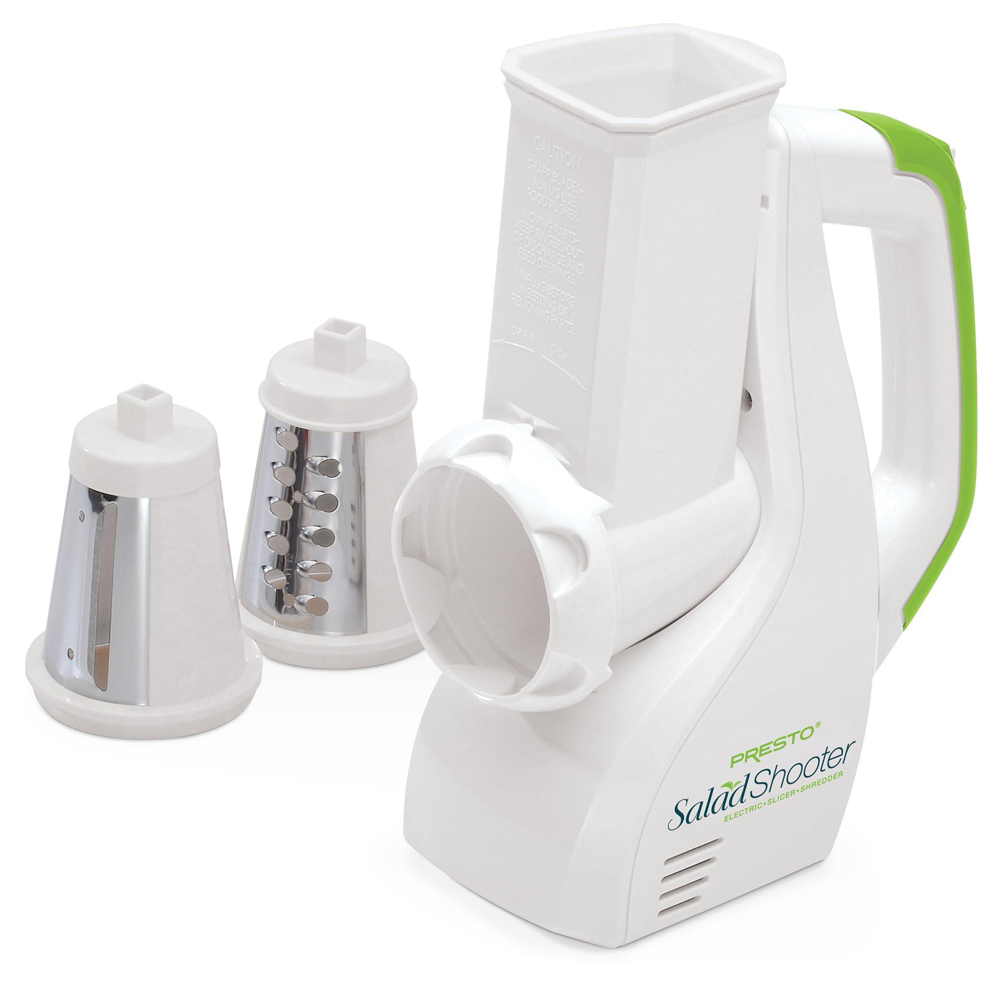Presto Presto Salad Shooter Electric Slicer/Shredder,White