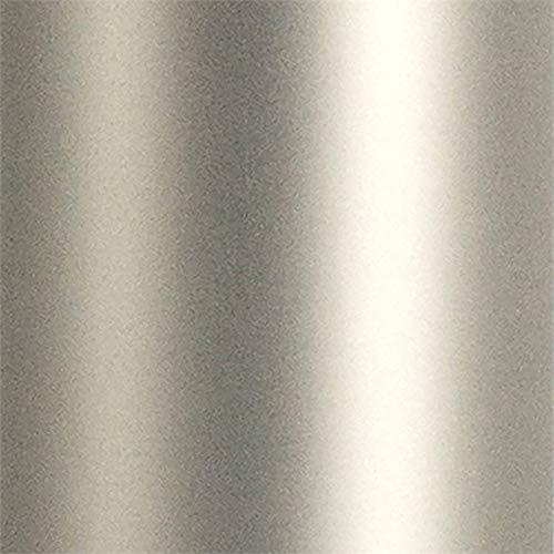 Henn&Hart Henn&Hart 36\" Wide Round Round Coffee Table with Glass Top in Nickel, Modern Round Coffee Tables for living room, studio apartment essentials