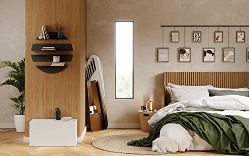 Umbra Umbra Exhibit Picture Frame Gallery Set, Adjustable Wall Collage Displays Nine Photos (Four 5x7\" and Five 8x10\"), Set of 9, Black