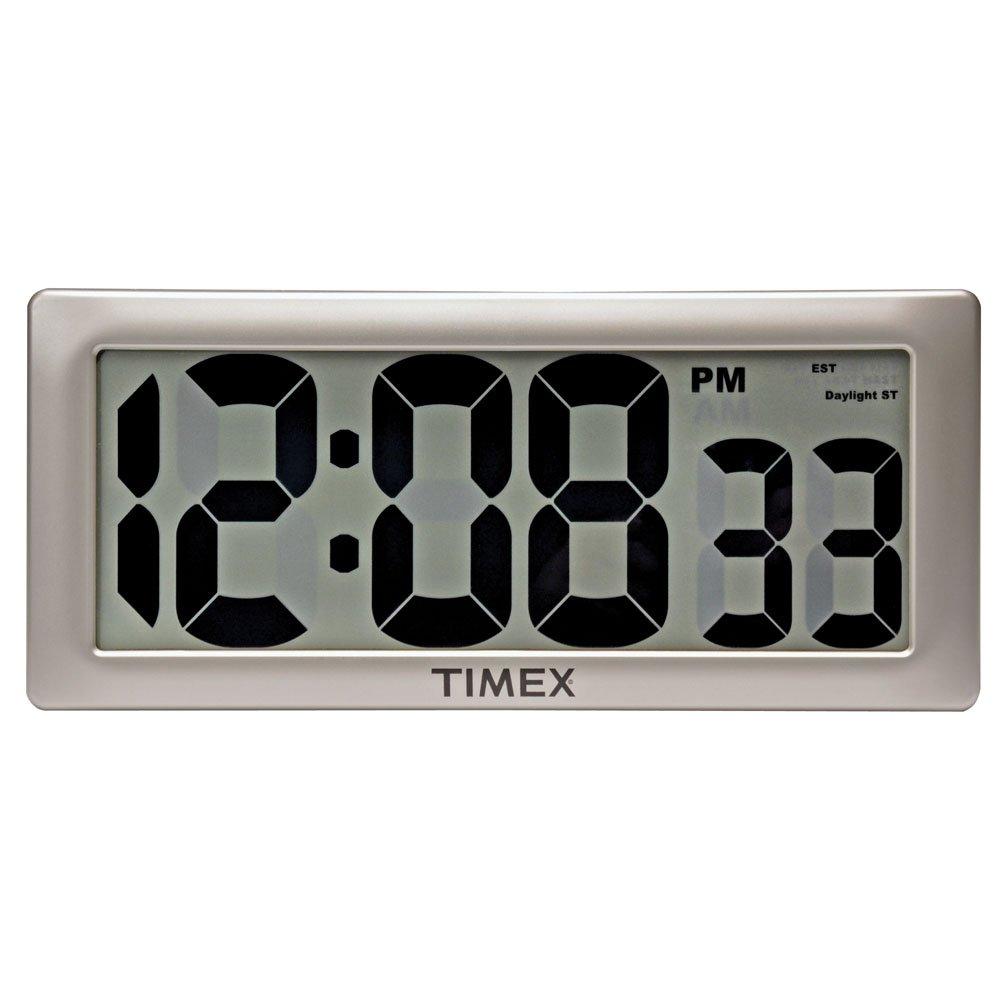 AcuRite Timex 75071TA2 13.5" Large Digital Clock with 4" Digits and Intelli-Time Technology