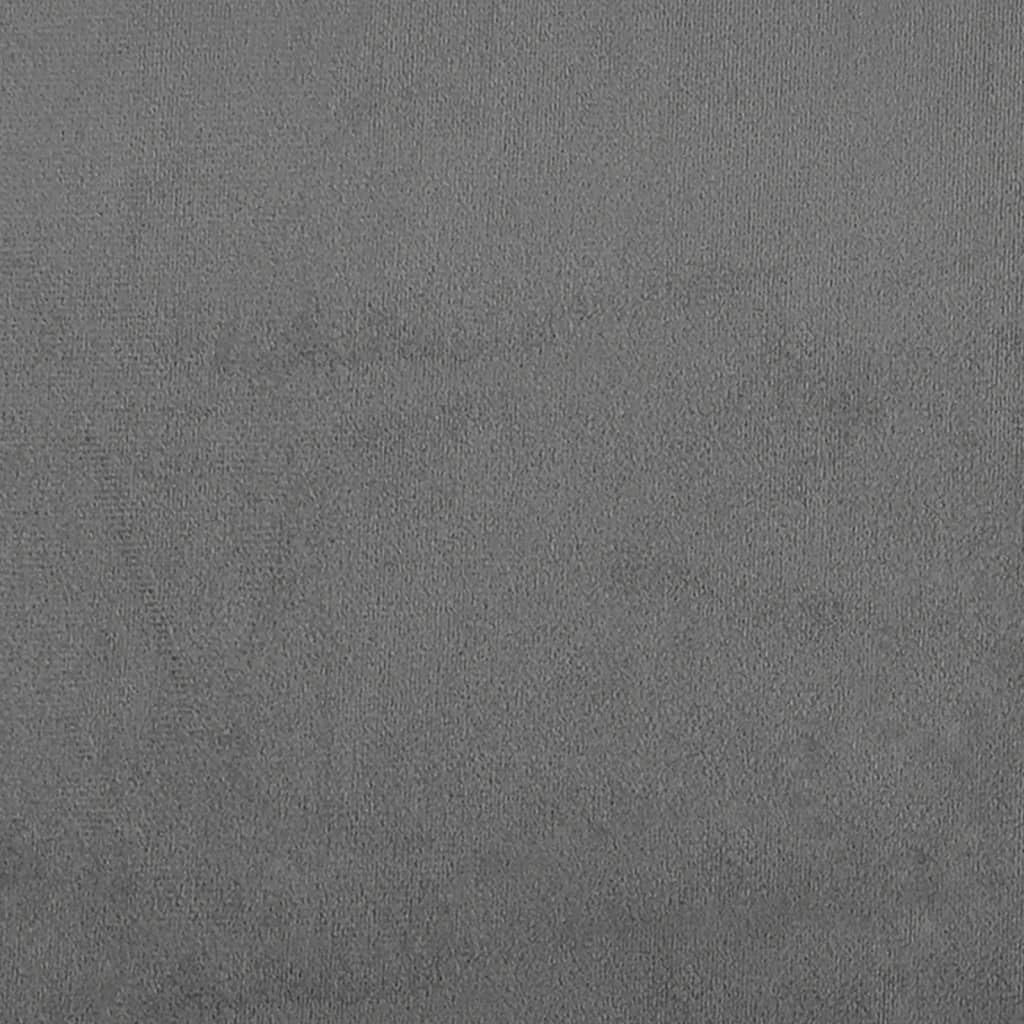 vidaXL vidaXL Dark Gray 2-Seater Sofa with Pillows - Microfiber Fabric Lounge Sofa for Living Room, Office, Inside Comfort - Metal Frame