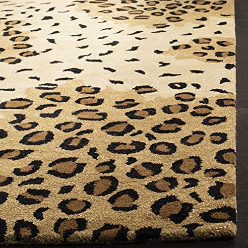 Safavieh SAFAVIEH Soho Collection 8'3" x 11' Gold / Black SOH715A Handmade Premium Wool & Viscose Area Rug