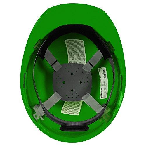 Jackson Safety Jackson Safety SC-6 Hard Hat - Made in the USA - 370 Speed Dial 4-Point Ratchet Suspension Construction Hard Hat - Cap Style with Longer Bill for Improved Comfort and Safety, ANSI Compliant (12 Pack)