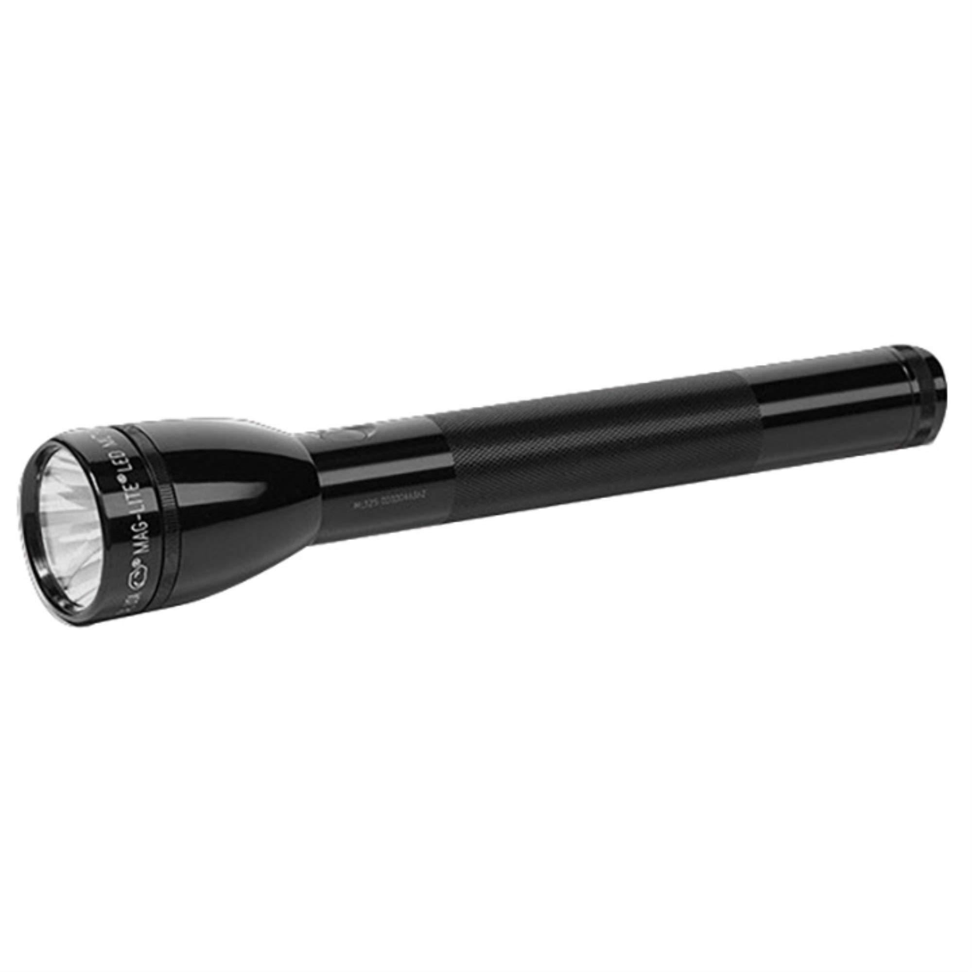 MagLite Maglite ML125 LED Rechargeable Flashlight System with 120V Converter, Black