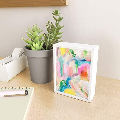 Society6 Society6 Sewzinski Community Garden Mini Art Print, 4X x 3X, White Frame