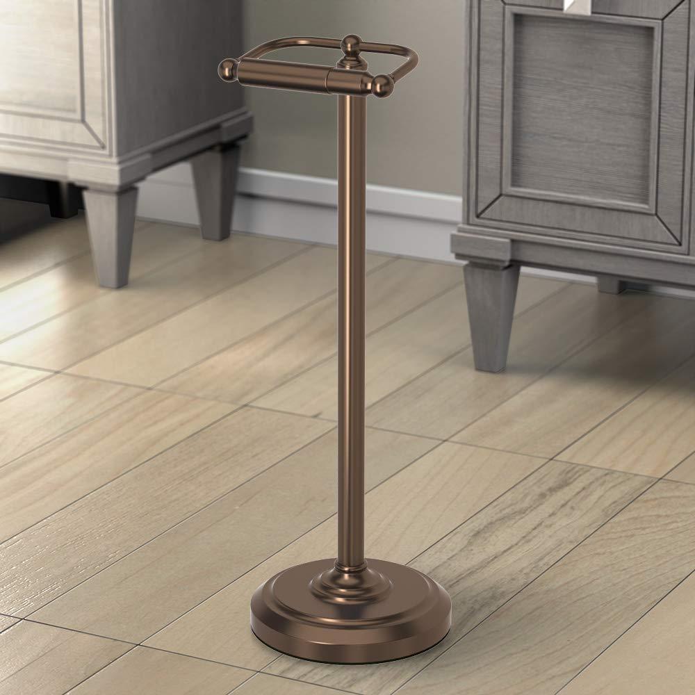 Gatco Gatco 1436BZ Pedestal Toilet Paper Holder, Bronze,Large
