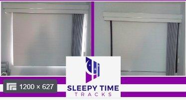 Sleepy Time Tracks Sleepy Time Tracks- Light Gap Blocker for Cellular and Window Shades. Effective at Light Blocking Along The Edges of Your Blackout Shades (72\" Black Removable)