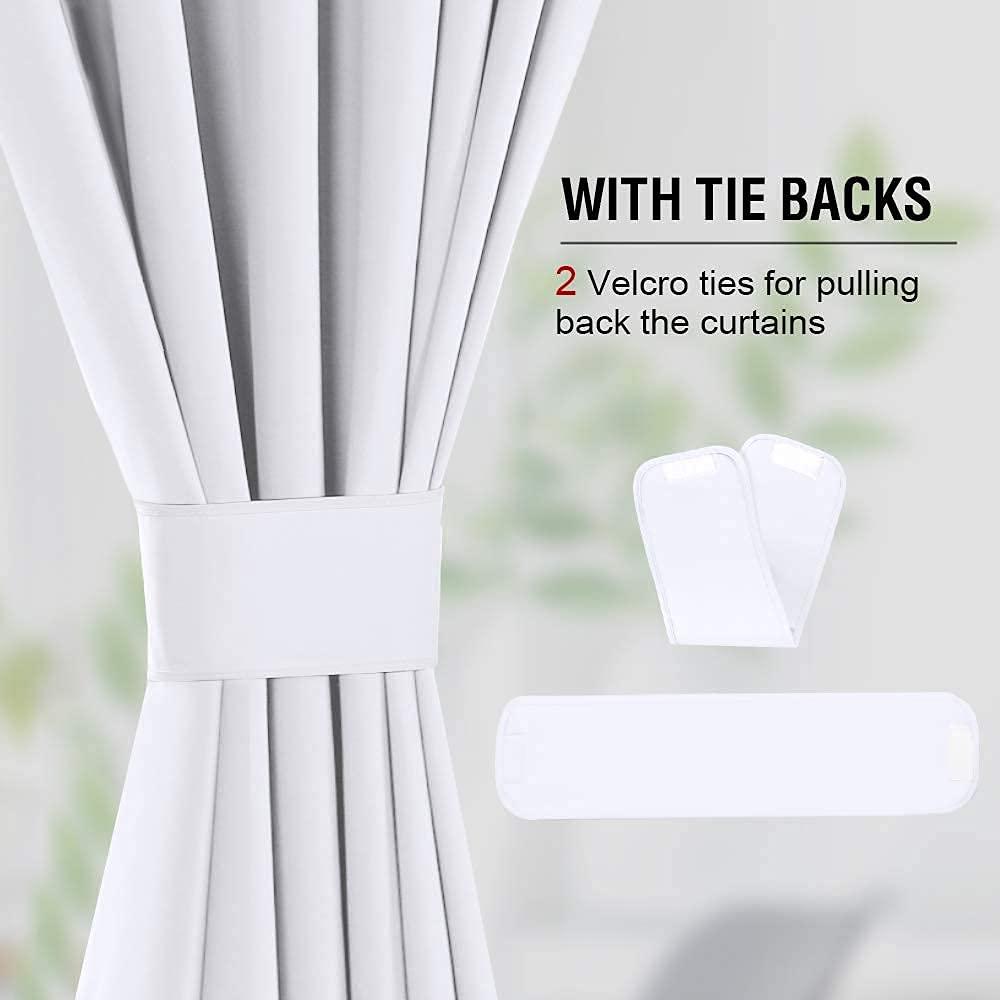 Sky Wave Double Pinch Pleated Blackout Curtains for Room Decoration and Darkening Comes with Easy Hanging Options via Back Hooks. (Blush 52 Inch Wide by 108 Inch Long- 2 Pannels Combined Size)