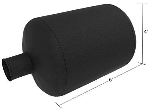 RAM (20) INSULATION REMOVAL VACUUM BAG - SUPER HEAVY DUTY TEAR-PROOF 6 FT X 4 FT - EASY-FILL SPOUT & LOWEST DUST Filter - Contractors #1 Choice - EST 450 LBS / 75 CF PRO-450 (3.5 oz Strength) by RAM