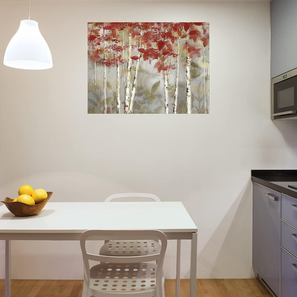 Fine Art Canvas Fine Art Canvas Large Wall Art for Bedroom, Paintings, Wall Art Decor Paintings Pictures for Living Room Autumn Forest Canvas Wall Decor by Artist Nan 32 in x 24 in