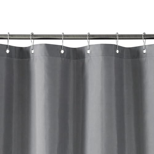 HOLEILUCK HOLEILUCK Grey Shower Curtains for Bathroom Shower Curtains Solid Gray Polyester Fabric Decoratived Modern Grey Shower Curtain 3D Shower Curtain Extra Long Shower Curtains 31x84in/WxL