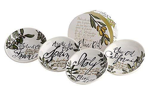 Rosanna Rosanna Olive Oil Set of 4 Dipping Dishes, Gift-boxed