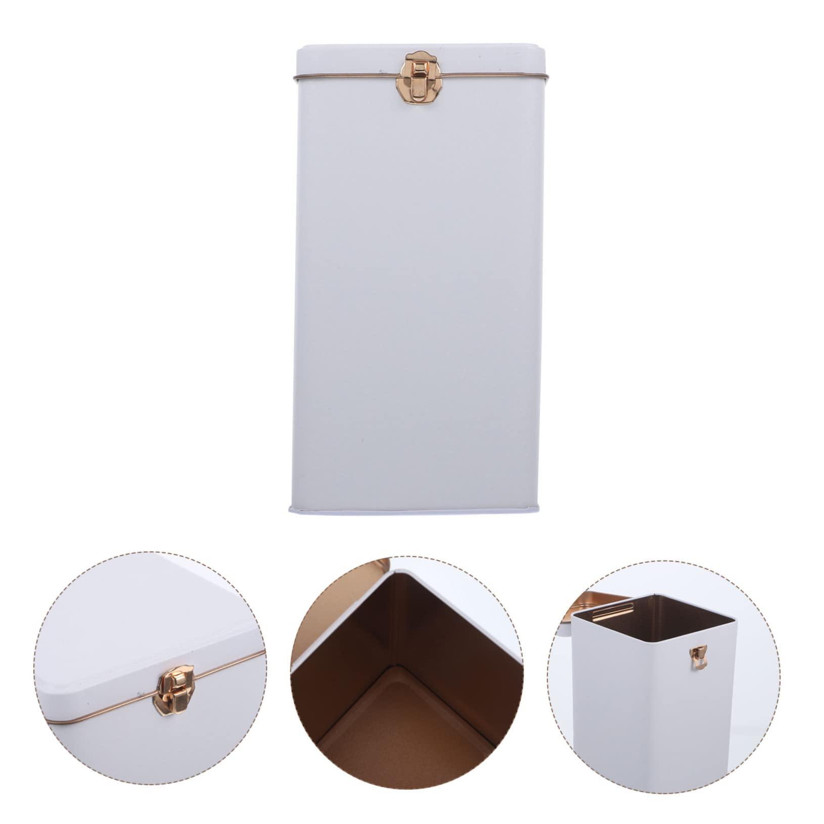 Zerodeko Tea Tea Storage Containers Tea Container Canister with Airtight Lids Tea Bag Storage Jar Food Storage Container Food Storage Jar Tea Tin Canister Tea Storage Canister