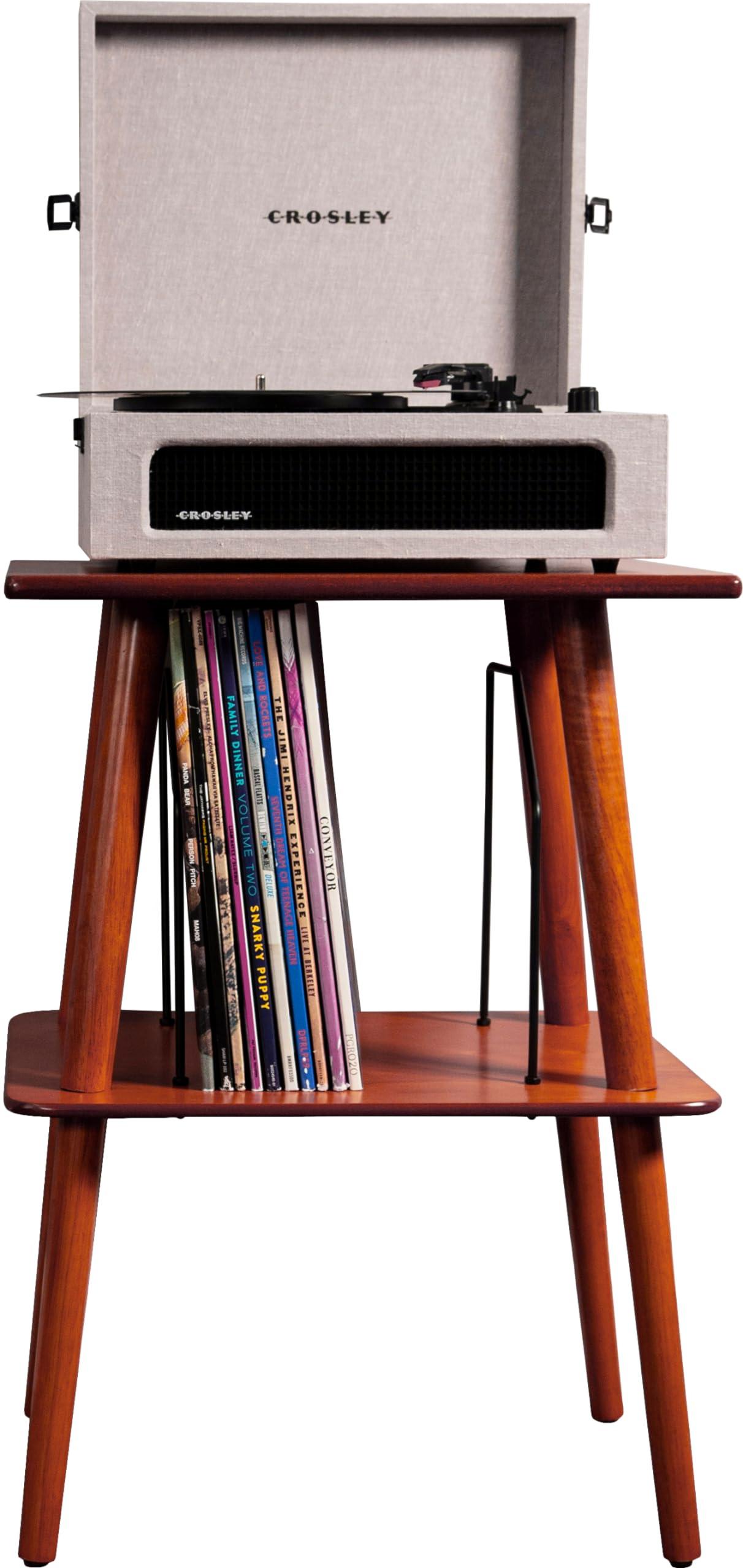 Crosley Crosley Manchester Record Player Stand, Media Console with Vinyl Storage, Modern Home Organizer, Paprika