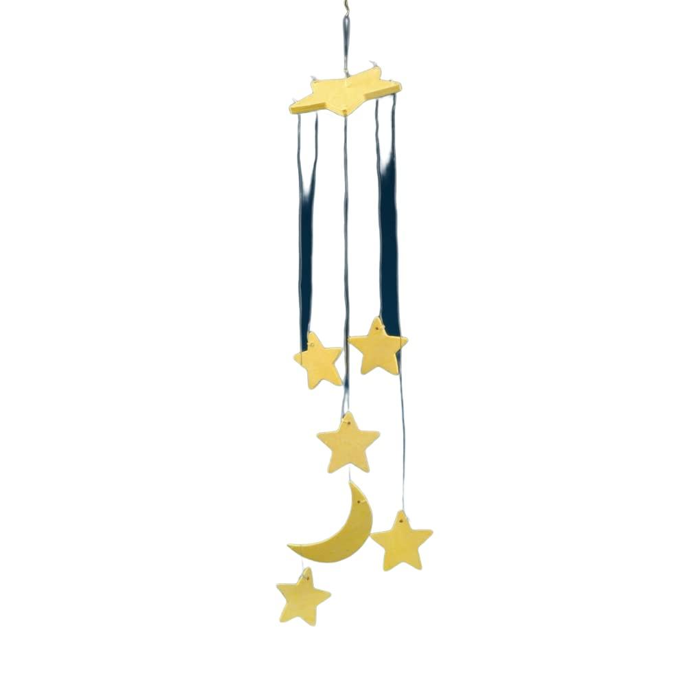 S&S Worldwide S&S Worldwide Glow-in The-Dark Moon & Stars Mobile Craft Kit (Pack of 12)