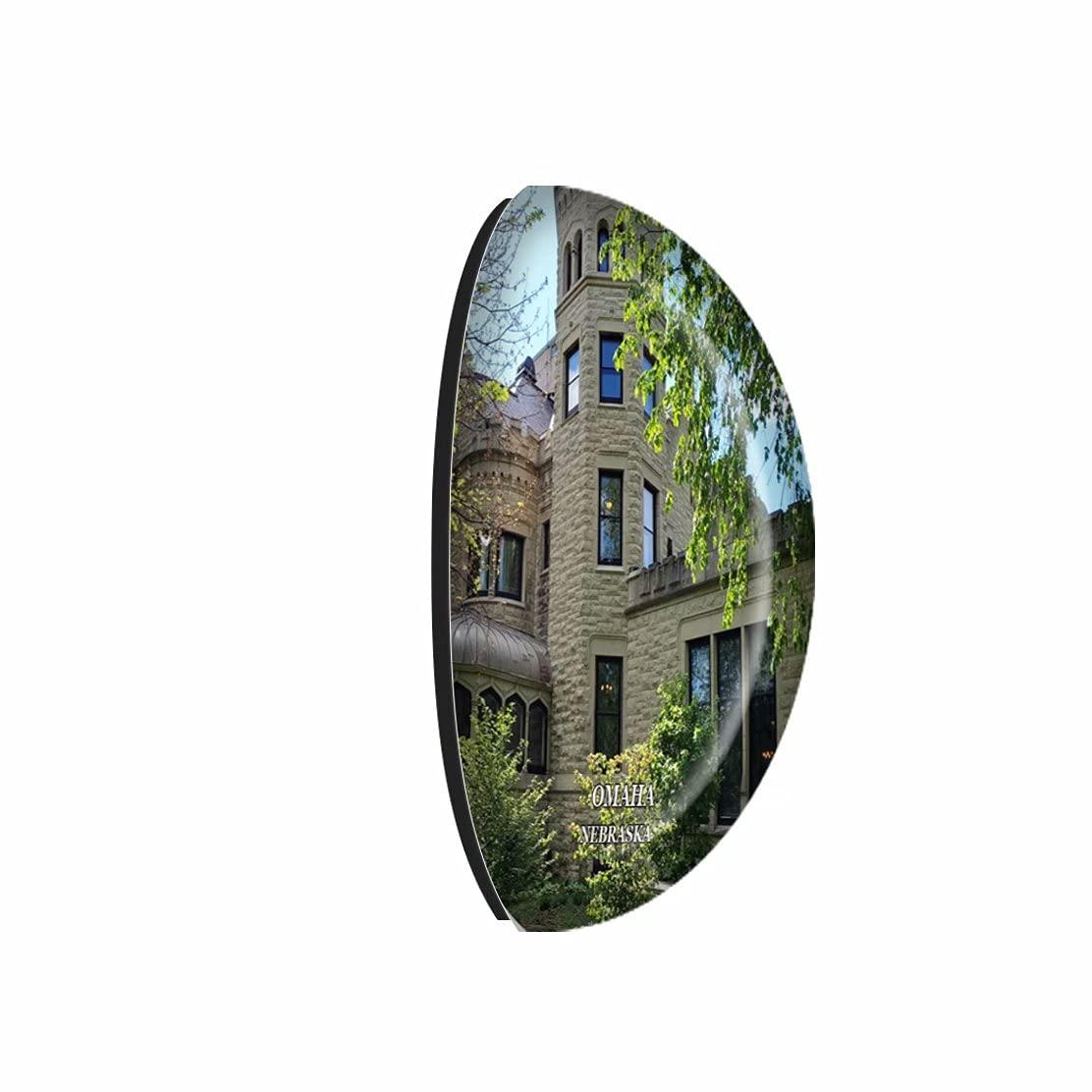 Weekino Crystal Fridge Magnets Omaha Nebraska USA Travel Souvenir Funny Sticker for Gift Home Decoration Office Whiteboard