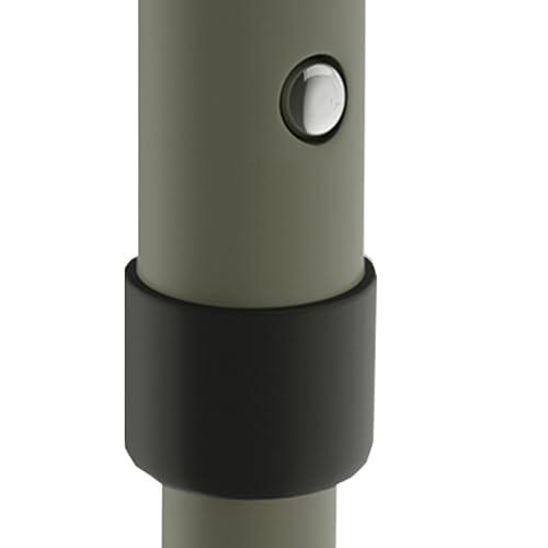 Everyday Home Adjustable Folding Table - Portable 4-Foot Plastic Utility Tabletop with 2 Height Settings - Indoor and Outdoor Seating by Lavish Home (White)