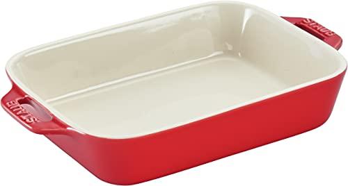 STAUB STAUB Ceramics Rectangular Baking Dish, 7.5x6-inch, Cherry