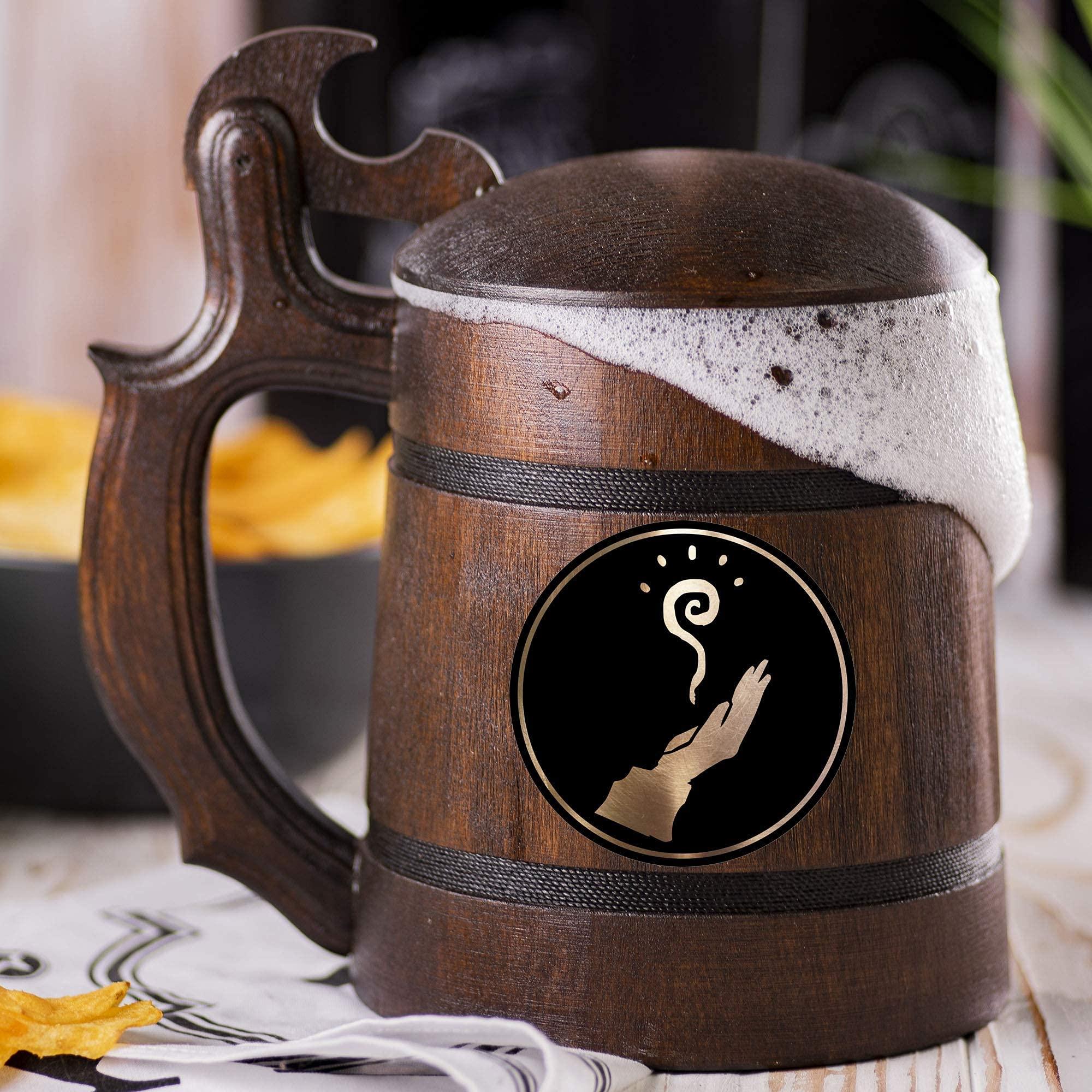 Generic Wizard Beer Mug, Dungeons And Dragons Beer Stein, Custom Dungeon Master Beer Stein, Personalized D&D Beer Tankard, DnD Mug