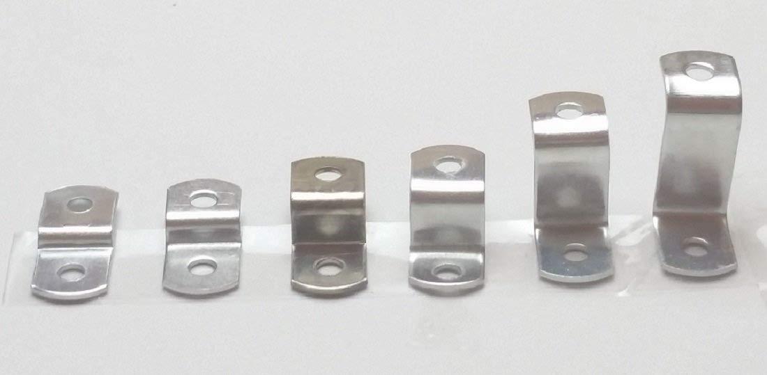 Gittels Art Supply Offset Canvas Clips For Picture Framing Starters Package. Includes (100) of each 1/8\" 1/4\" 3/8\" 1/2\" 3/4\" 1\". Included is 600 pieces #6 X 3/8\" pan-head screws.