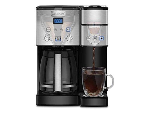 Cuisinart Cuisinart Single Serve + 12 Cup Coffee Maker, Offers 3-Sizes: 6-Ounces, 8-Ounces and 10-Ounces, Stainless Steel, SS-15P1