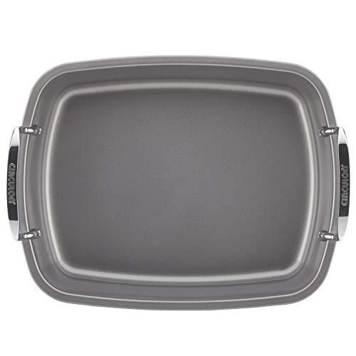 Circulon Circulon Nonstick Roasting Pan / Roaster with Rack - 17 Inch x 13 Inch, Gray