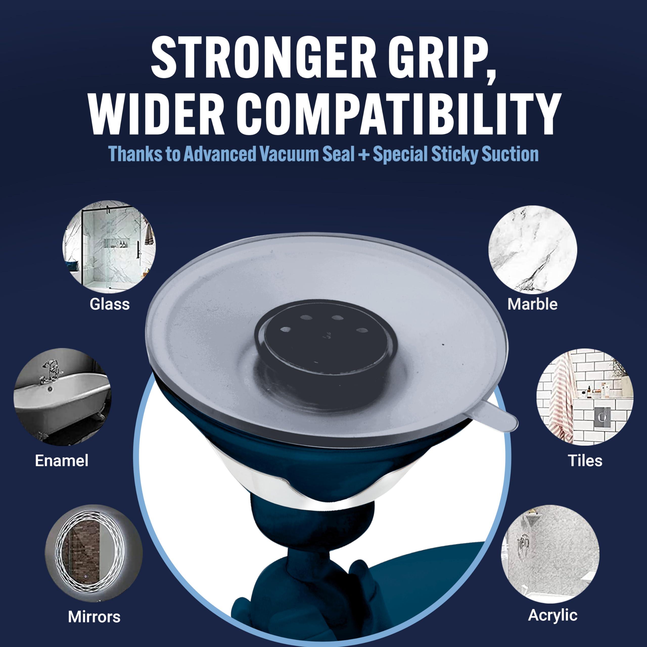 MIRRORVANA Fogless Shower Mirror for Shaving with Upgraded Suction, Shatterproof Surface and 360 Swivel & Fogless Shower Mirror for Shaving with Upgraded Suction, Anti Fog Shatterproof Surface Bundle