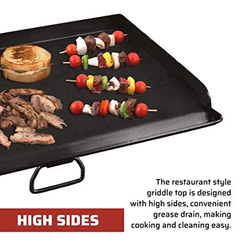 Camp Chef Camp Chef 2-Burner Griddle - Professional Flat Top Griddle Cooking Systems - Outdoor Cooking Equipment - Fits 16\" Cooking Systems
