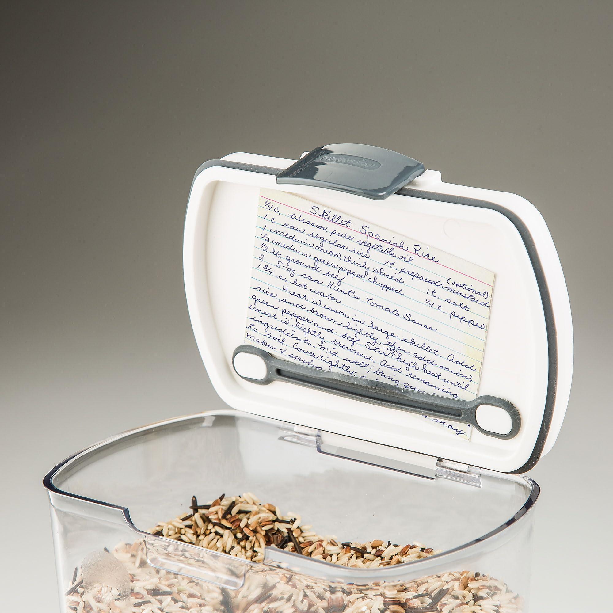 Progressive International Progressive International Prepworks ProKeeper 8 Piece Food Storage Containers Set with Air Tight Lids for Home and Professional Use, Clear/Gray