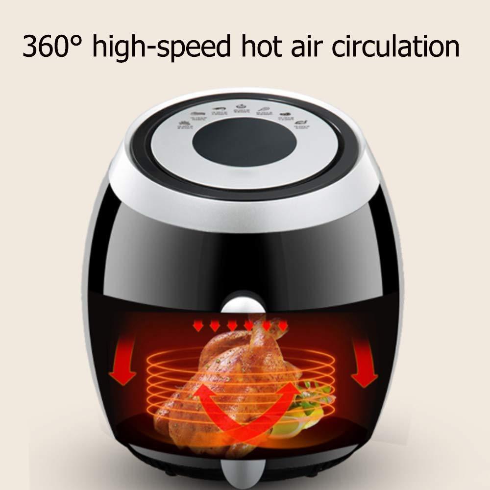 AJIEYMXD AJIEYMXD Automatic air Fryer, Electric Heated air Fryer Oil-free Oven with LCD Digital Touch Screen, Removable Safety Basket Size 30.2 * 35.8 Cm Comfortable anniversary Efficency