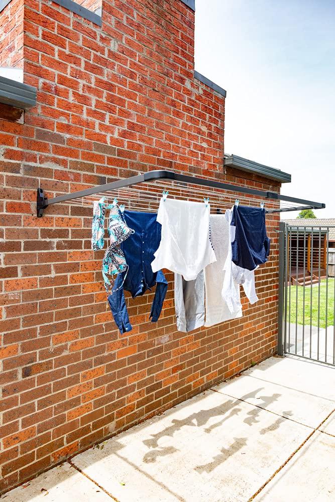 Daytek Daytek Mk2 Fold Down Clothesline - Slim, 42.7 Feet Drying Space