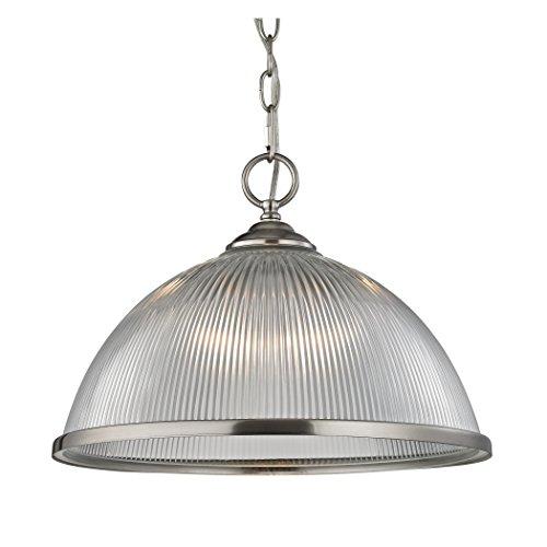 Cornerstone Lighting Cornerstone Lighting 7691PL/20 One Light Pendant, Brushed Nickel