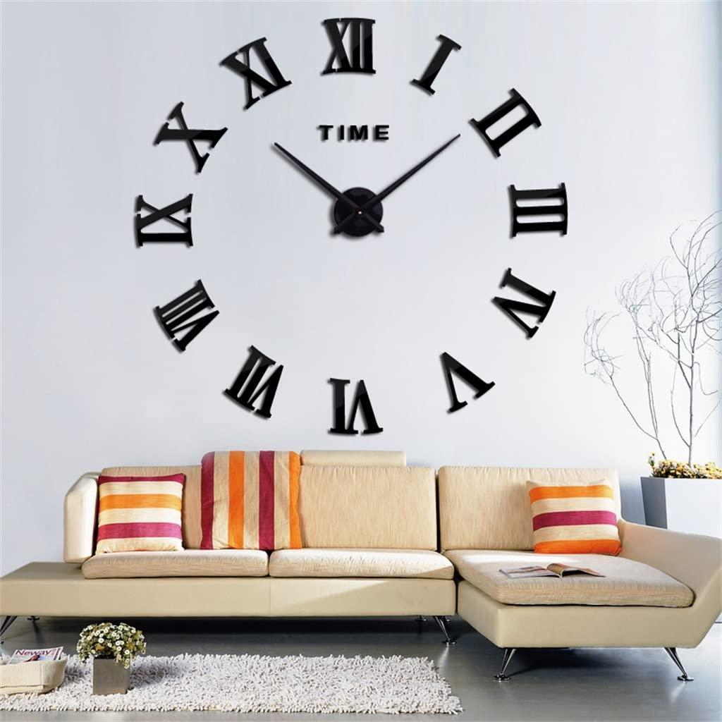 Gerrit Gerrit Large Mirror Wall Clock Quartz Watch Single Face Clocks Home Decoration Living Room