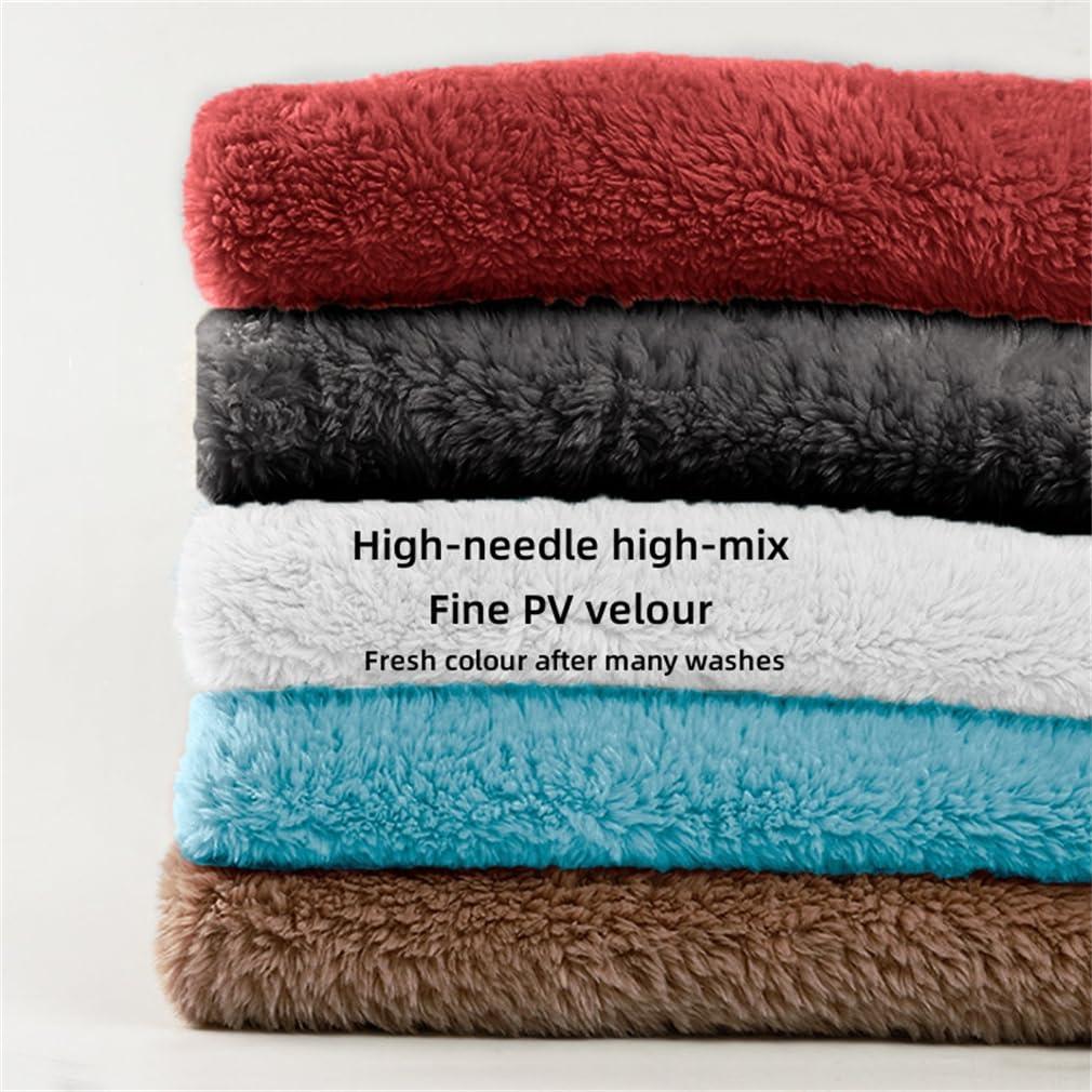 DAUTAI DAUTAI 7Ft Giant Comfy Bean Bag Bed, Giant Beanbag Lazy Sofa for Adult Teen, Round Fluffy Lazy Sofa for Living Room, Living Room Furniture (No Filler),Grey,5FT