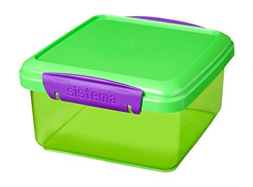Sistema Sistema Lunch Plus Lunch Box | 1.2 L | BPA-Free | Assorted Colours