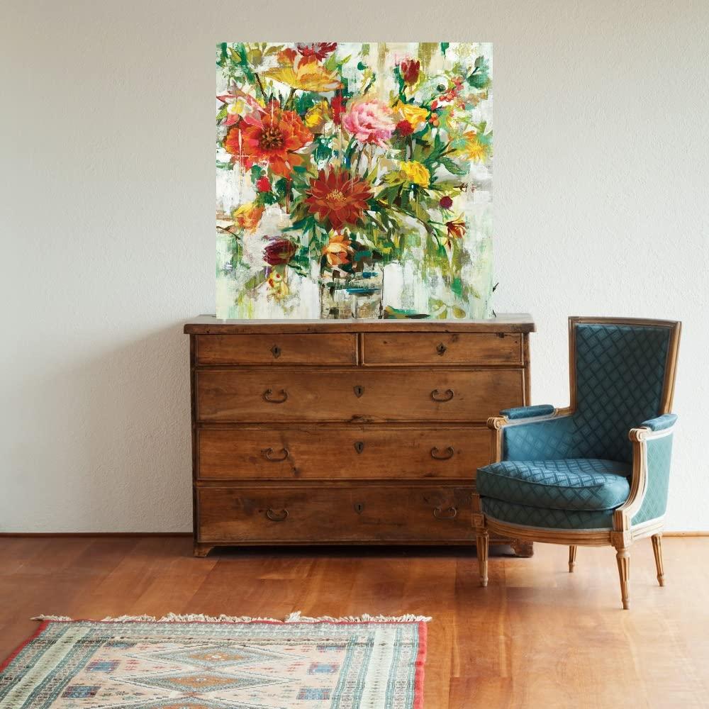 Fine Art Canvas Fine Art Canvas Simple Gifts Canvas Wall Decor by Artist Liz Jardine for Living Room, Bedroom, Bathroom, Kitchen, Office, Bar, Dining & Guest Room - Ready to Hang - 37 in x 37 in